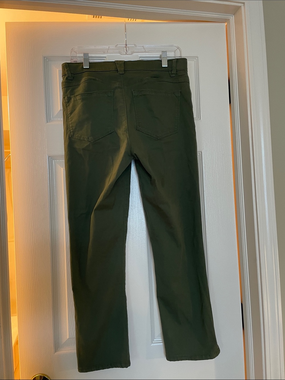 Wit & Wisdom Olive Straight-Leg Chinos - Picture 4 of 5